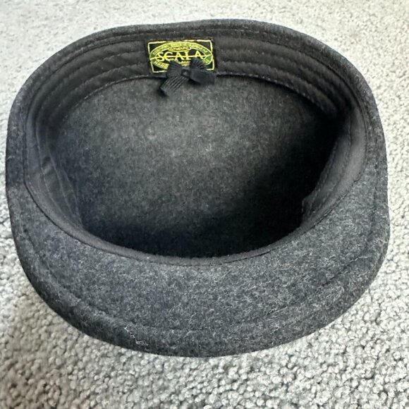 Dorfman Pacific Scala Classico 100% wool flat cap - EUC - Ivy Cap Driving Cap - Picture 3 of 6